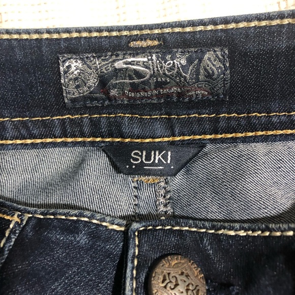 Silver Suki women’s jeans size 28W 34L. - Picture 7 of 8